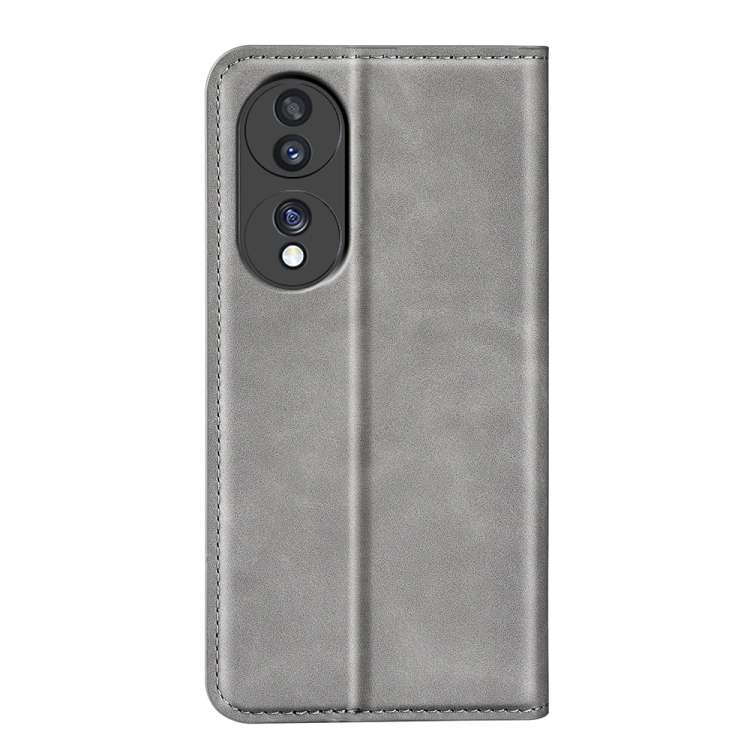 Per HuaWei Honor 70 Custodia per telefono in pelle con aspirazione magnetica retro-pelle, For Honor 70