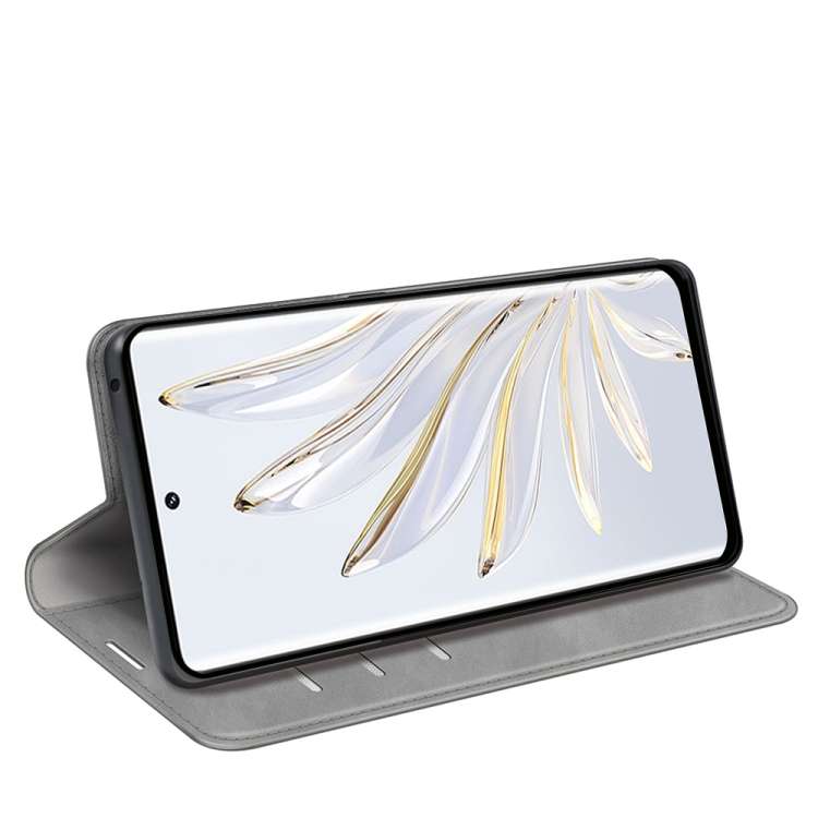 Per HuaWei Honor 70 Custodia per telefono in pelle con aspirazione magnetica retro-pelle, For Honor 70