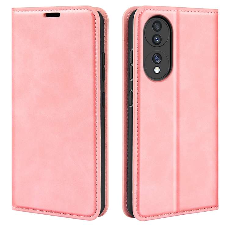 Per HuaWei Honor 70 Custodia per telefono in pelle con aspirazione magnetica retro-pelle, For Honor 70