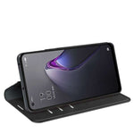 Per OPPO Reno8 Custodia per telefono in pelle con aspirazione magnetica retro-pelle, For OPPO Reno8