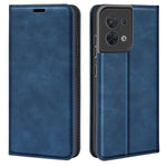 Per OPPO Reno8 Custodia per telefono in pelle con aspirazione magnetica retro-pelle, For OPPO Reno8