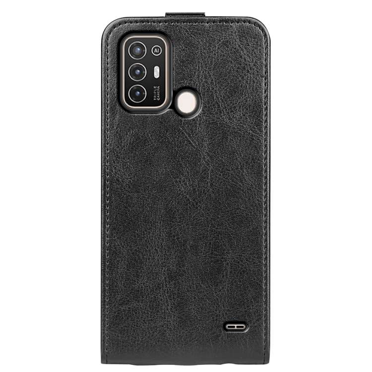 Per ZTE Blade A52 R64 Custodia per telefono in pelle con vibrazione verticale Texture, For ZTE Blade A52