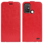Per ZTE Blade A52 R64 Custodia per telefono in pelle con vibrazione verticale Texture, For ZTE Blade A52