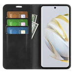 Per Huawei Nova 10 Pro Custodia in pelle con ventosa magnetica retro-skin, For Huawei Nova 10 Pro