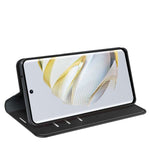 Per Huawei Nova 10 Pro Custodia in pelle con ventosa magnetica retro-skin, For Huawei Nova 10 Pro