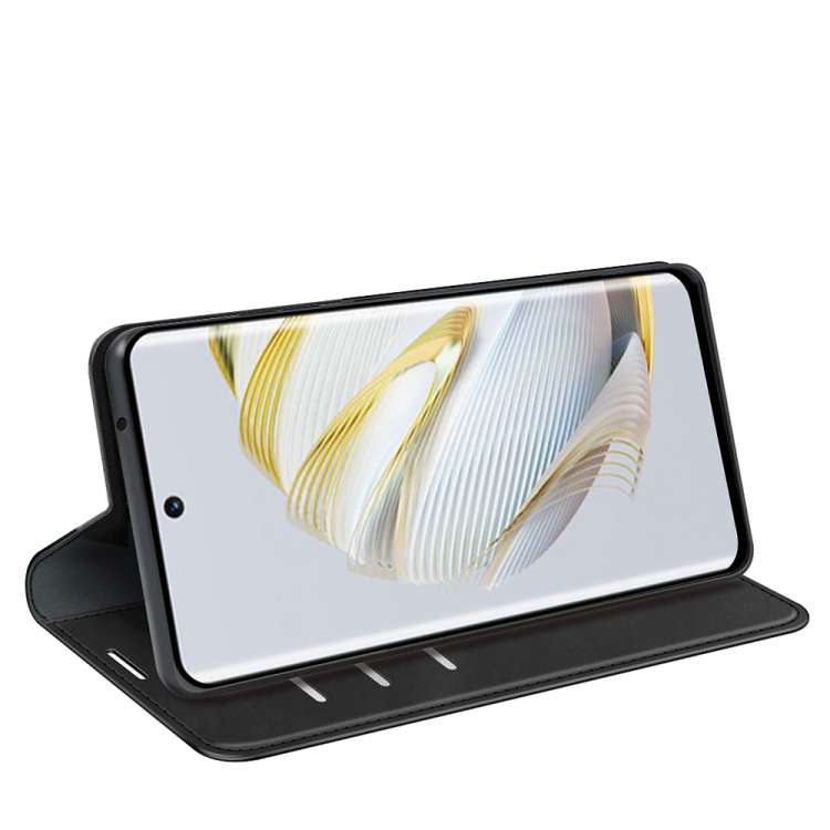 Per Huawei Nova 10 Pro Custodia in pelle con ventosa magnetica retro-skin, For Huawei Nova 10 Pro