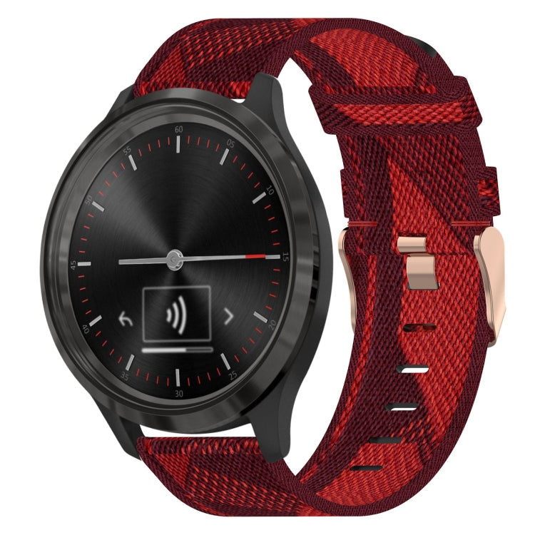 Cinturino nylon intrecciato 20mm per Garmin Venu SQ
