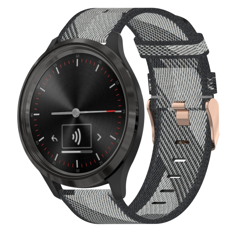 Cinturino nylon intrecciato 20mm per Garmin Venu SQ