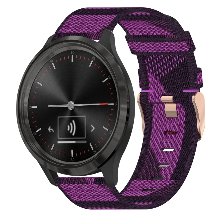 Cinturino nylon intrecciato 20mm per Garmin Venu SQ