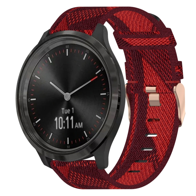 Cinturino nylon intrecciato 20mm per Garmin Venu SQ