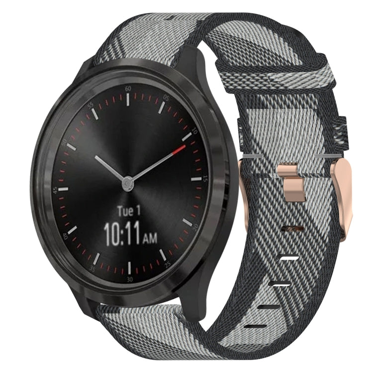 Cinturino nylon intrecciato 20mm per Garmin Venu SQ