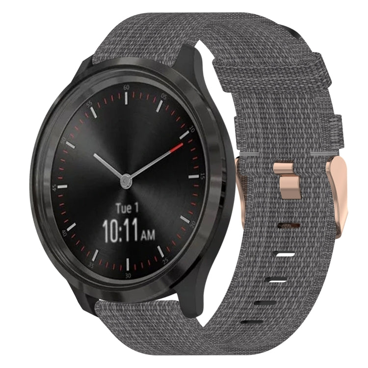 Cinturino nylon intrecciato 20mm per Garmin Venu SQ