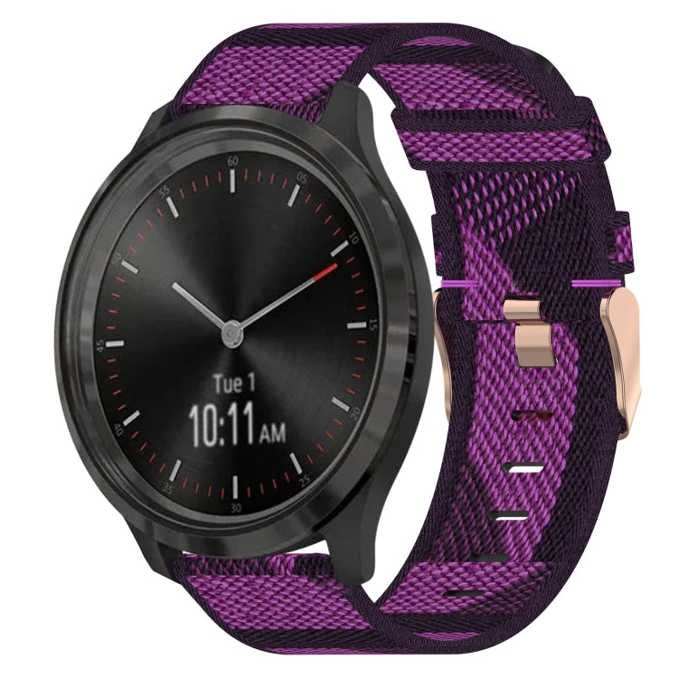 Cinturino nylon intrecciato 20mm per Garmin Venu SQ