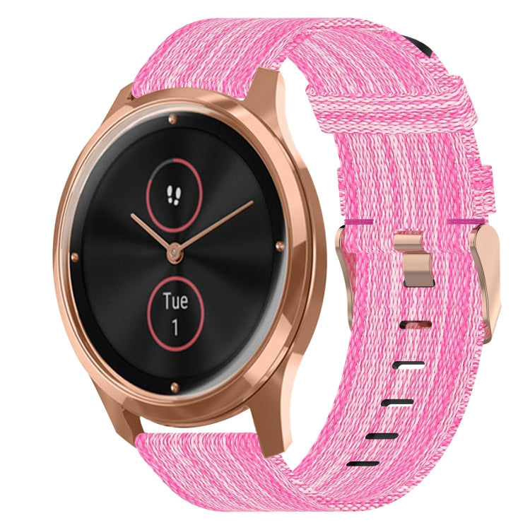 Cinturino nylon intrecciato 20mm per Garmin VivoMove Luxe