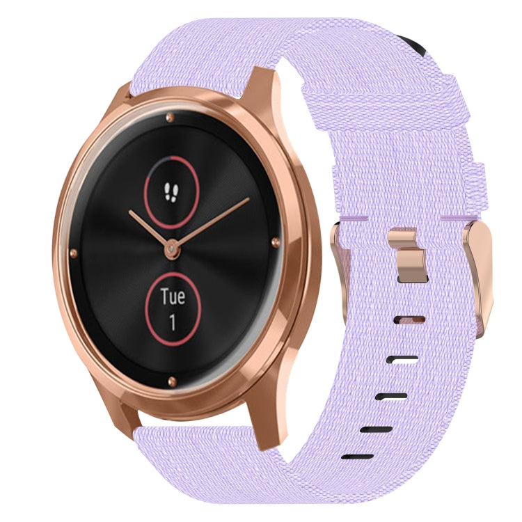 Cinturino nylon intrecciato 20mm per Garmin VivoMove Luxe