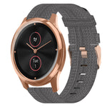 Cinturino nylon intrecciato 20mm per Garmin VivoMove Luxe