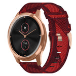 Cinturino nylon intrecciato 20mm per Garmin VivoMove Luxe