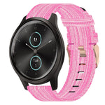 Cinturino nylon intrecciato 20mm per Garmin VivoMove Luxe