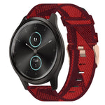 Cinturino nylon intrecciato 20mm per Garmin VivoMove Luxe