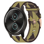 Cinturino nylon intrecciato 20mm per Garmin VivoMove Luxe