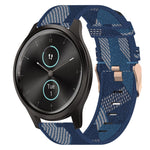 Cinturino nylon intrecciato 20mm per Garmin VivoMove Luxe