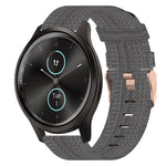 Cinturino nylon intrecciato 20mm per Garmin VivoMove Luxe