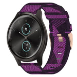 Cinturino nylon intrecciato 20mm per Garmin VivoMove Luxe