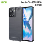 Custodia morbida in TPU in fibra di carbonio con trama spazzolata serie MOFI Gentleness, For Sony Xperia 1 IV, For Sony Xperia 10 IV, For OnePlus Ace / 10R 5G, For Nokia G11 / G21, For OPPO A57 4G / A57 5G / A77 5G