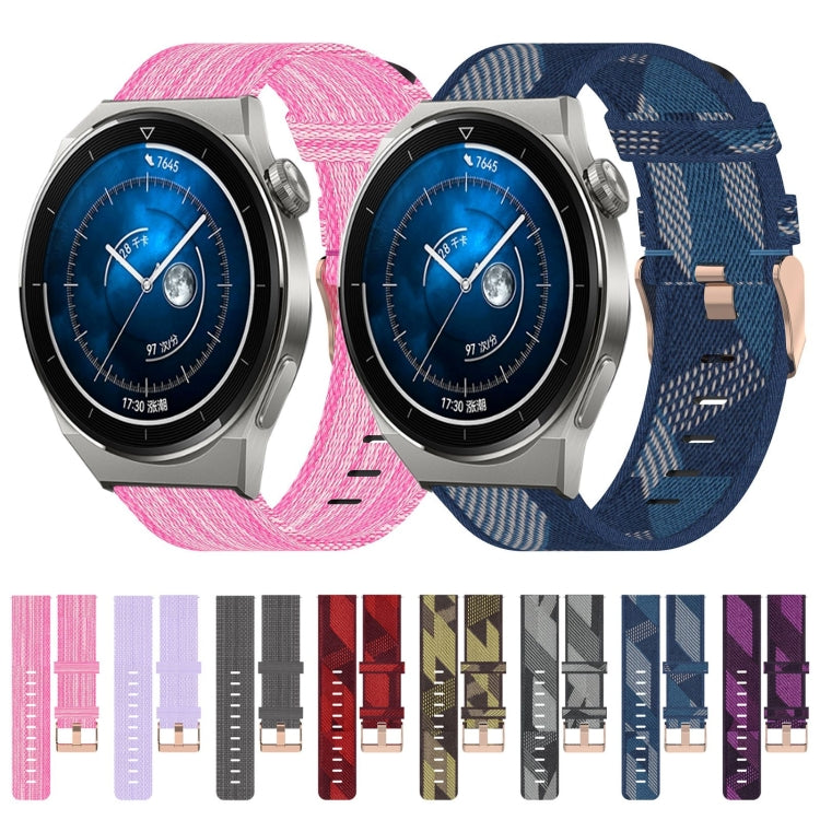 Cinturino nylon intrecciato 22mm per Huawei Watch GT3 Pro 46mm