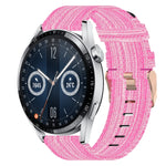 Cinturino nylon intrecciato 22mm per Huawei Watch GT3 Pro 46mm