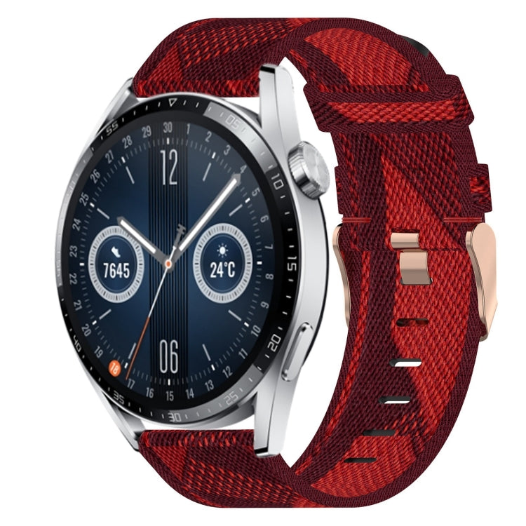 Cinturino nylon intrecciato 22mm per Huawei Watch GT3 Pro 46mm
