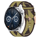 Cinturino nylon intrecciato 22mm per Huawei Watch GT3 Pro 46mm