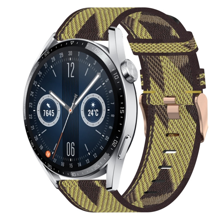 Cinturino nylon intrecciato 22mm per Huawei Watch GT3 Pro 46mm