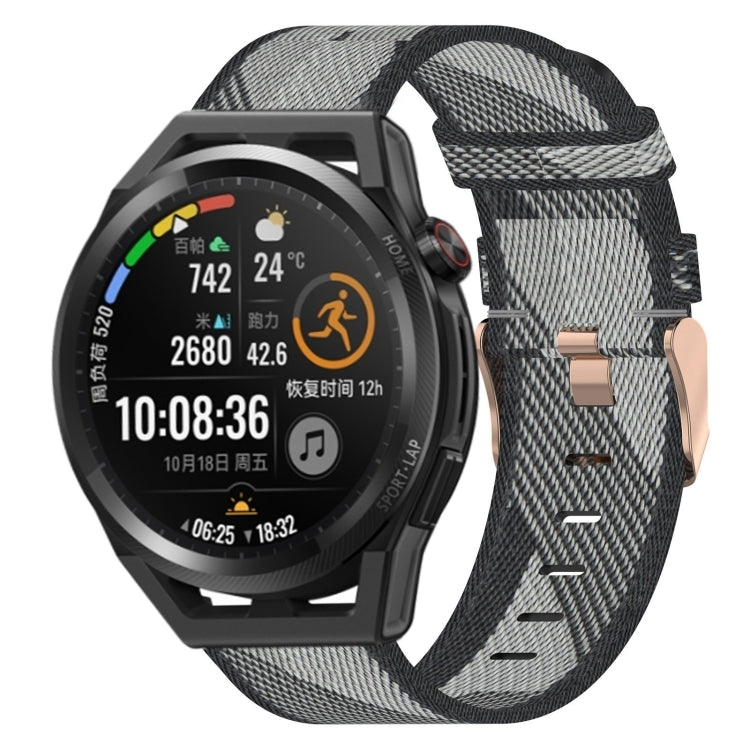 Cinturino nylon intrecciato 22mm per Huawei Watch GT3 Pro 46mm