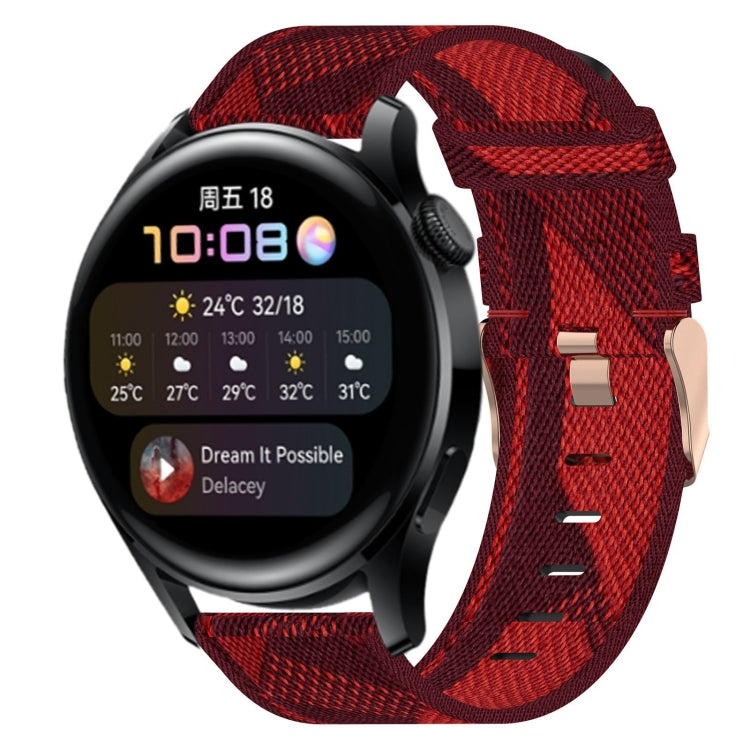 Cinturino nylon intrecciato 22mm per Huawei Watch GT2 Pro