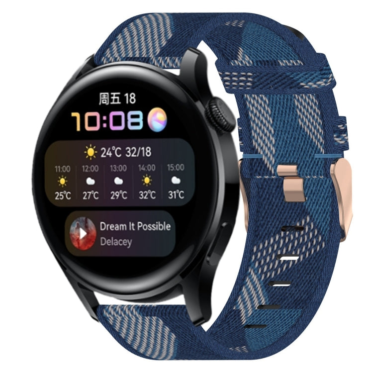 Cinturino nylon intrecciato 22mm per Huawei Watch GT2 Pro