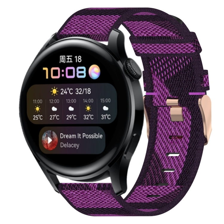 Cinturino nylon intrecciato 22mm per Huawei Watch GT2 Pro