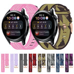Cinturino nylon intrecciato 22mm per Huawei Watch GT2 Pro