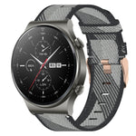 Cinturino nylon intrecciato 22mm per Huawei Watch GT2 Pro