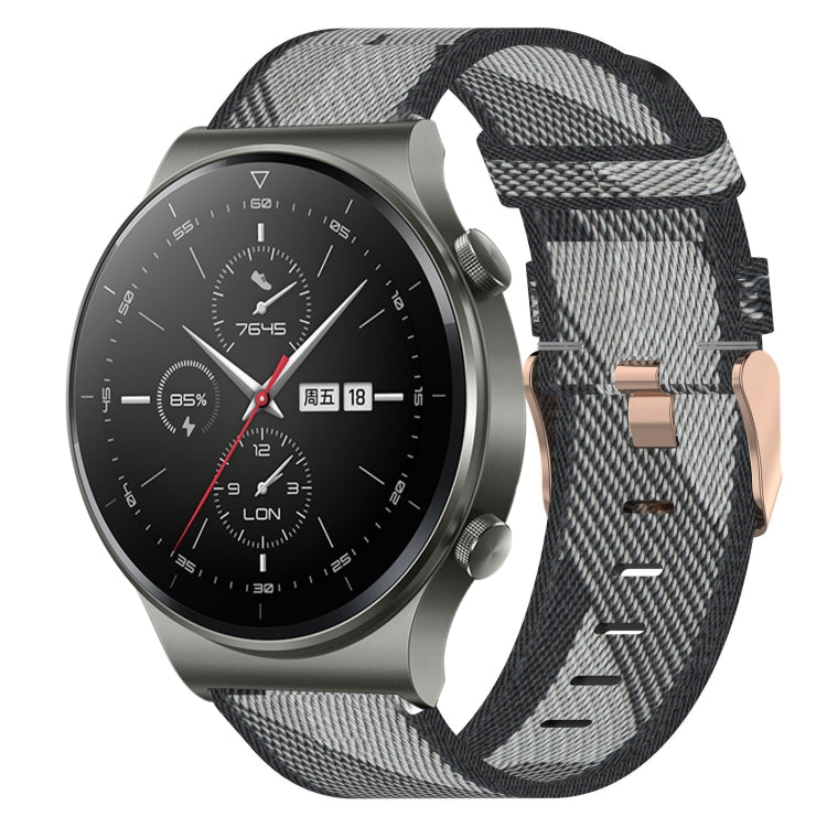 Cinturino nylon intrecciato 22mm per Huawei Watch GT2 Pro