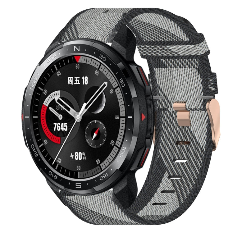 Cinturino nylon intrecciato 22mm per Honor Watch GS Pro