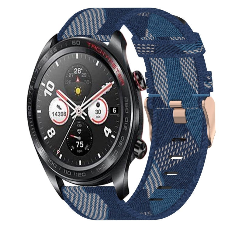 Cinturino nylon intrecciato 22mm per Honor Watch GS Pro