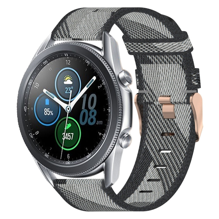 Cinturino nylon intrecciato 22mm per Samsung Galaxy Watch 3 45mm