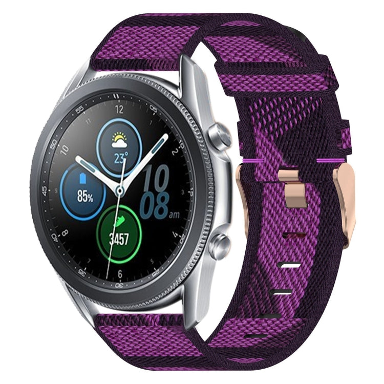 Cinturino nylon intrecciato 22mm per Samsung Galaxy Watch 3 45mm