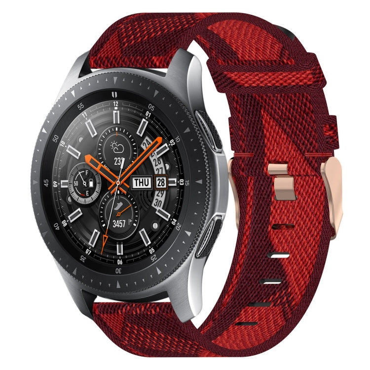 Cinturino nylon intrecciato 22mm per Samsung Galaxy Watch 3 45mm