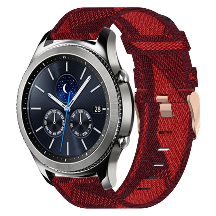 Cinturino nylon intrecciato 22mm per Samsung Galaxy Watch 3 45mm