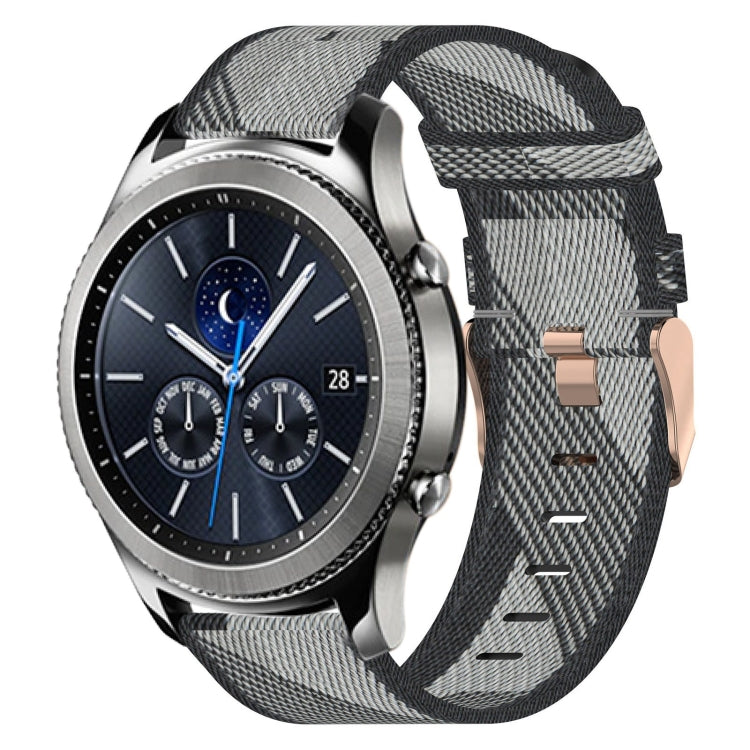 Cinturino nylon intrecciato 22mm per Samsung Galaxy Watch 3 45mm