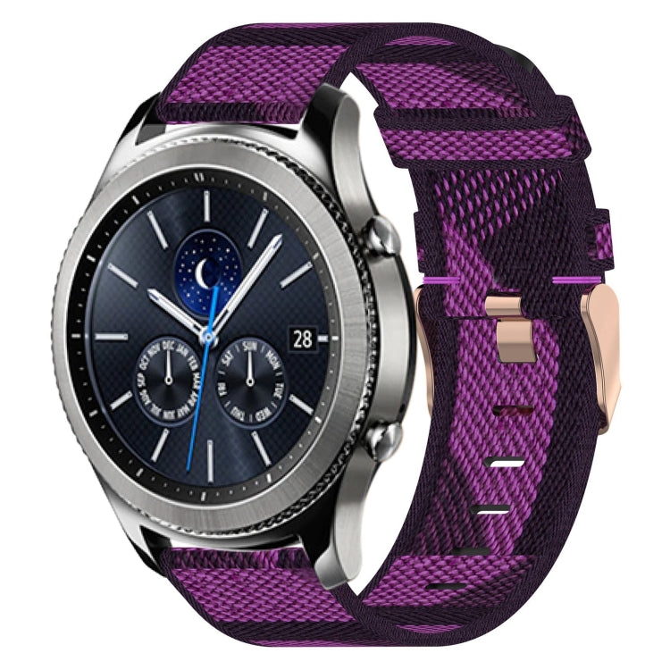 Cinturino nylon intrecciato 22mm per Samsung Galaxy Watch 3 45mm