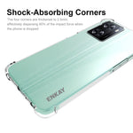 ENKAY Custodia per telefono antiurto in TPU trasparente, For OPPO A57 4G Global, For Realme C30 4G