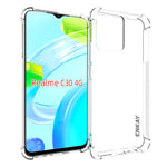 ENKAY Custodia per telefono antiurto in TPU trasparente, For OPPO A57 4G Global, For Realme C30 4G